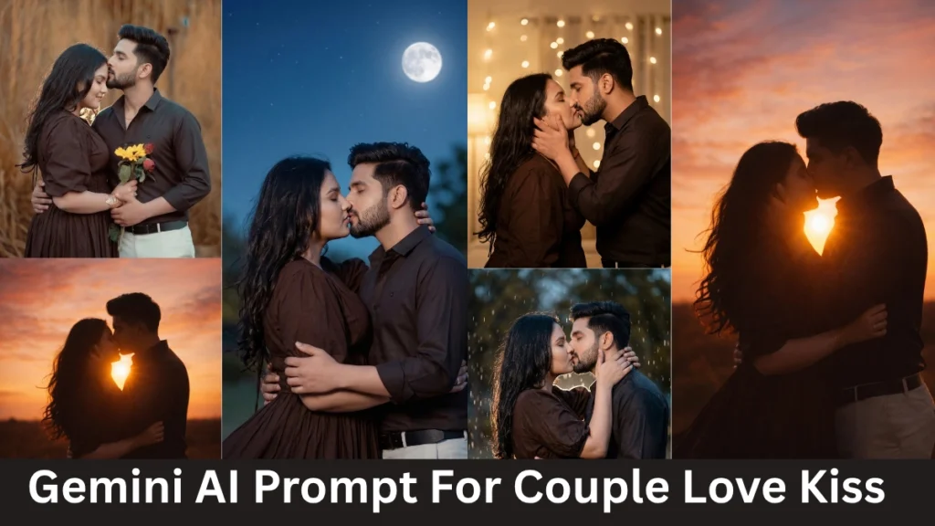 Gemini AI Prompt For Couple Love Kiss
